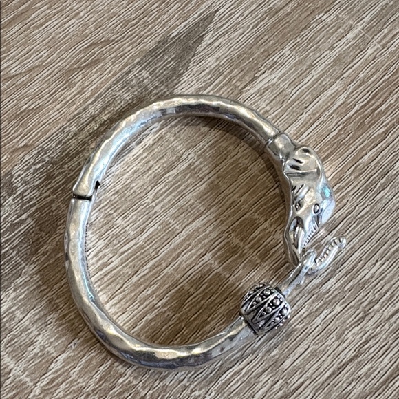 Lucky Brand Silver Elephant Design Bracelet - Picture 5 of 7